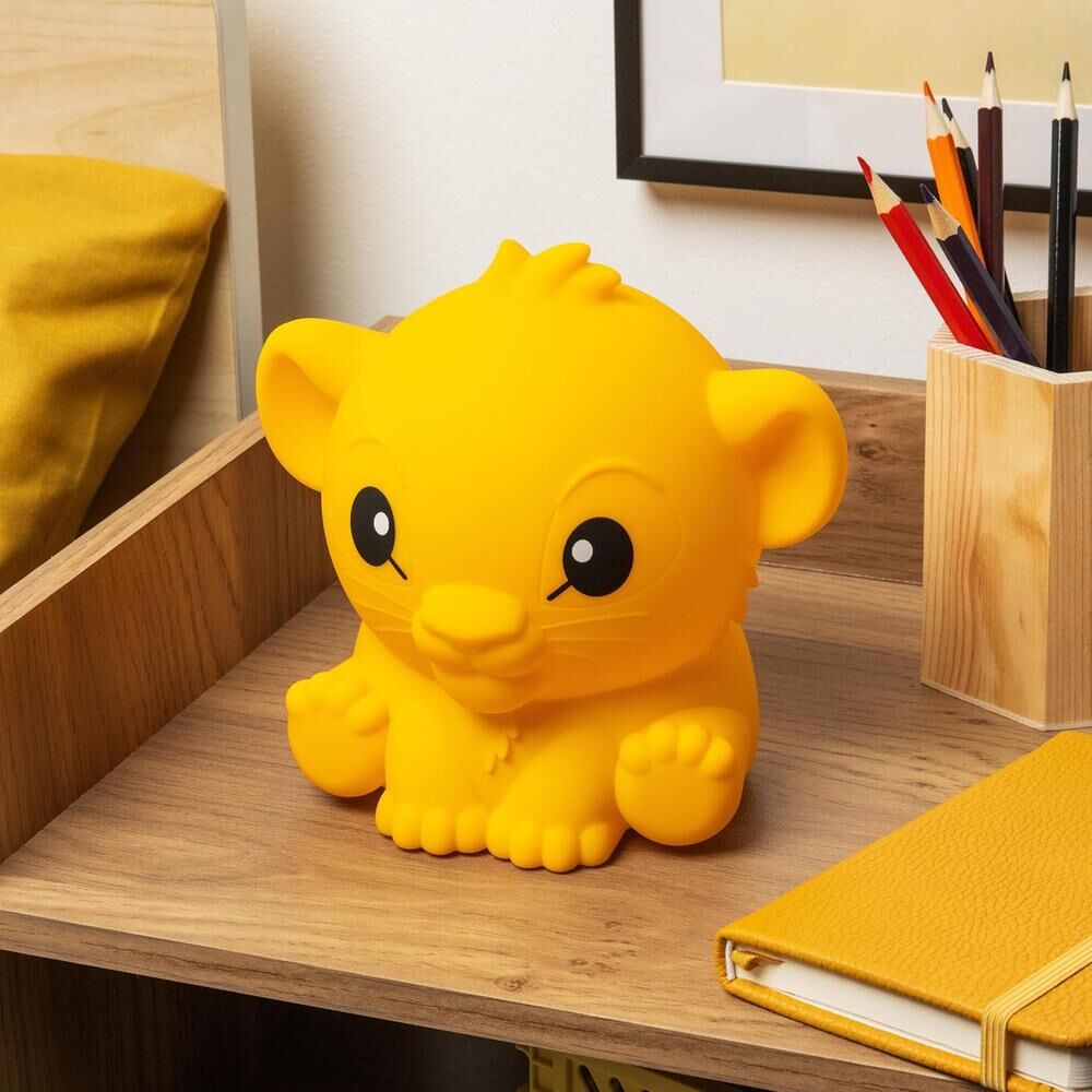 Lámpara de silicona recargable con forma de Simba de El Rey León - 3