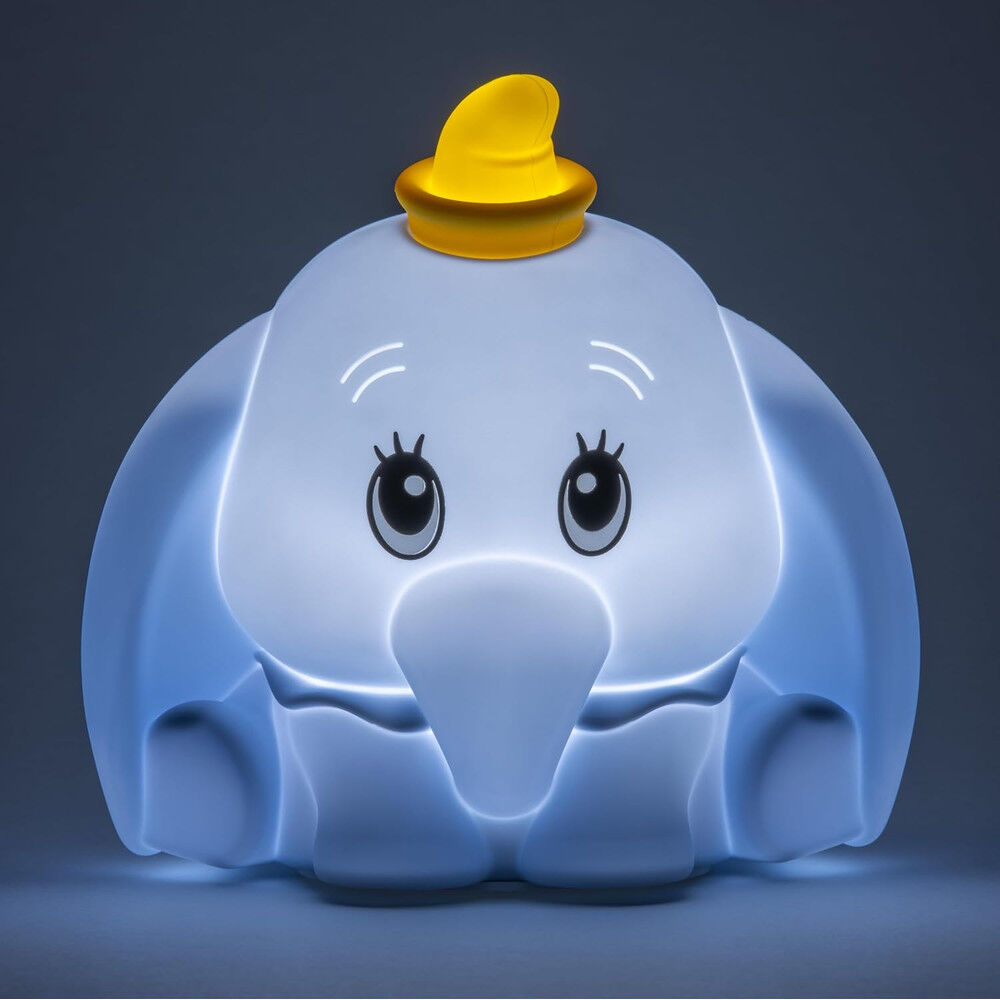 Luz recargable de silicona con diseño de Dumbo iluminado