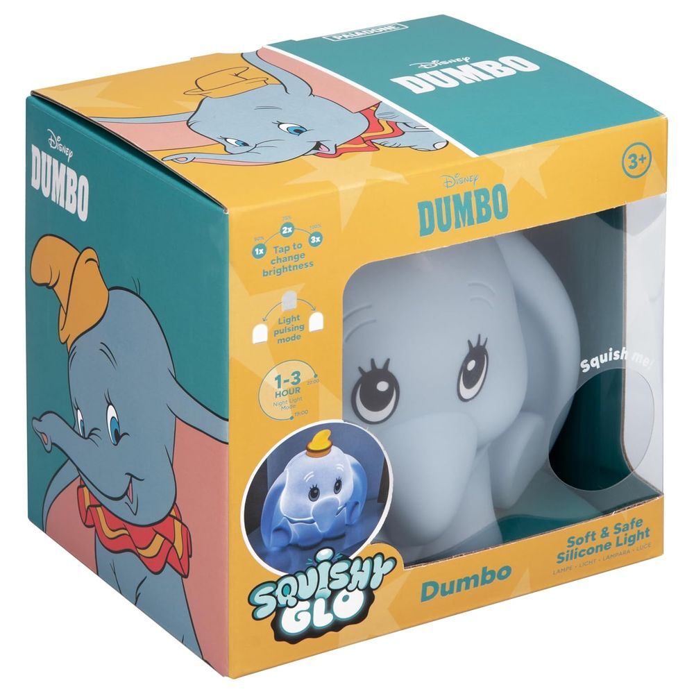 Luz recargable de silicona con diseño de Dumbo iluminado - 5