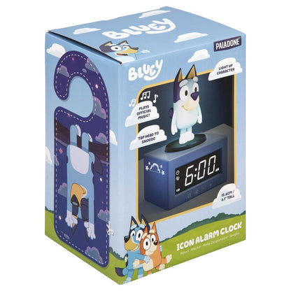Despertador digital azul Icon Bluey de PALADONE con figura de Bluey - 3