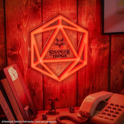 Lámpara LED de neón roja Stranger Things 5 de pared - 3