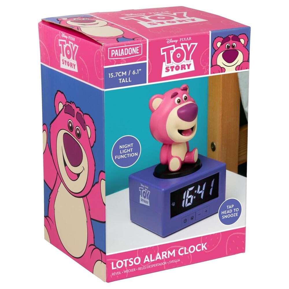 Despertador digital de Lotso de Toy Story con pantalla frontal - 5