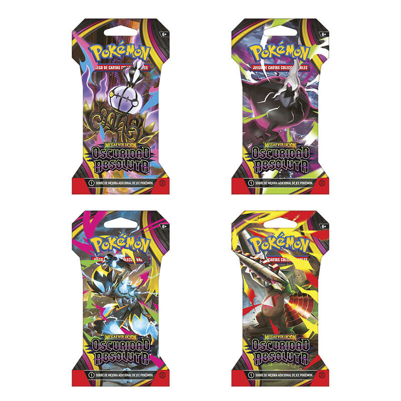 Sobre de cartas Pokémon JCC Megaevolución Oscuridad Absoluta