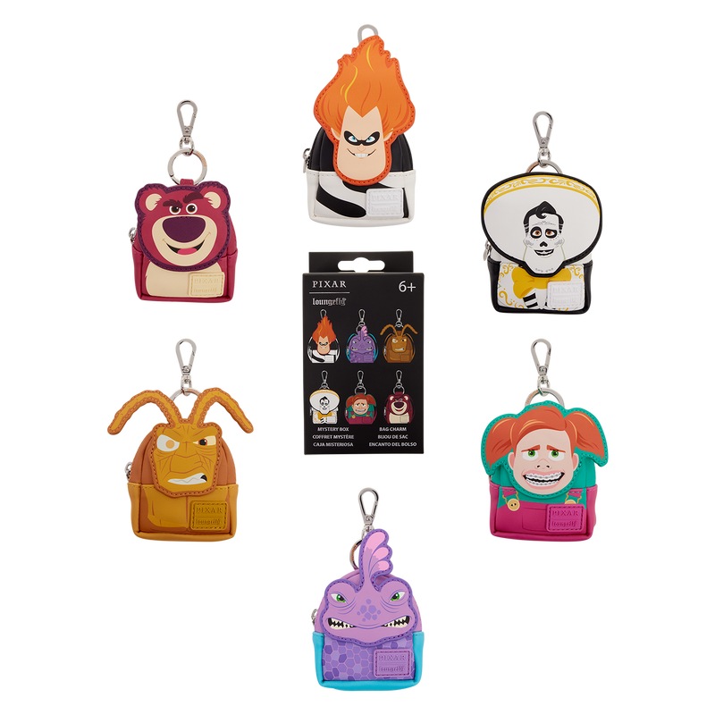Llavero mini mochila Mystery Rivals Disney Pixar Loungefly surtido