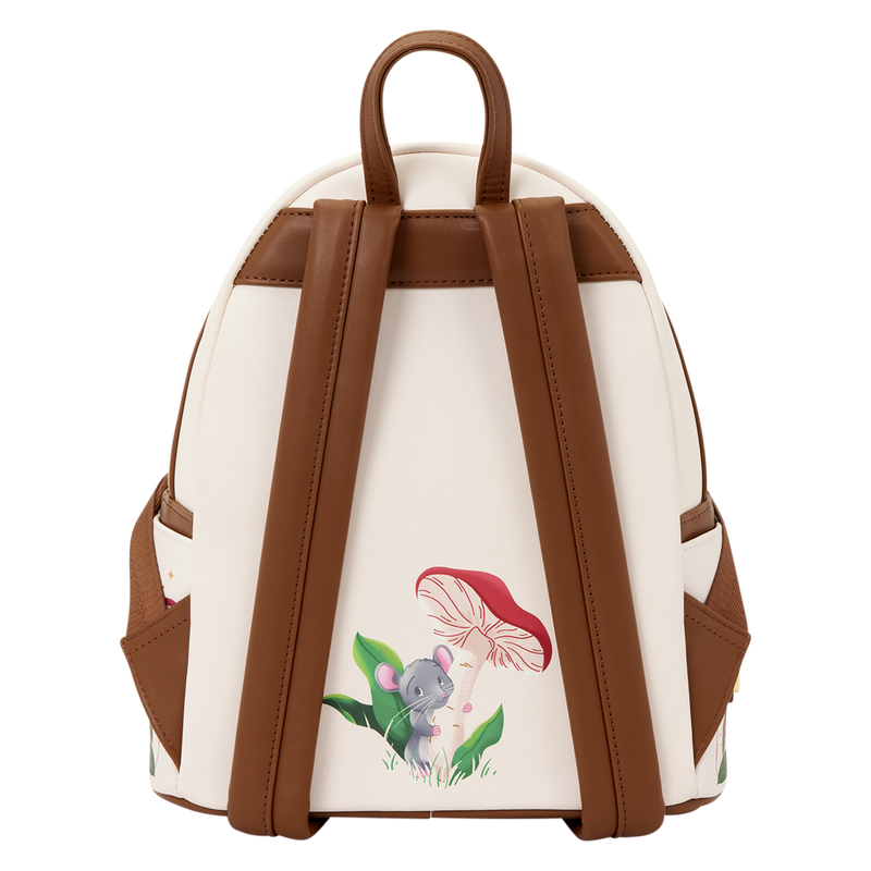 Mochila Loungefly Disney Fairies con Campanilla y flores 3D - 3