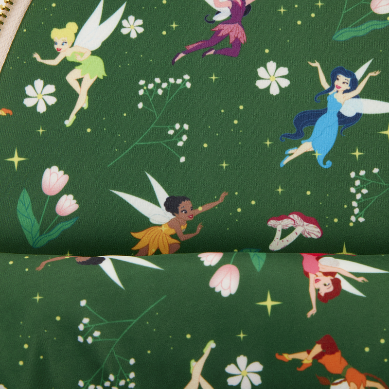 Mochila Loungefly Disney Fairies con Campanilla y flores 3D - 4