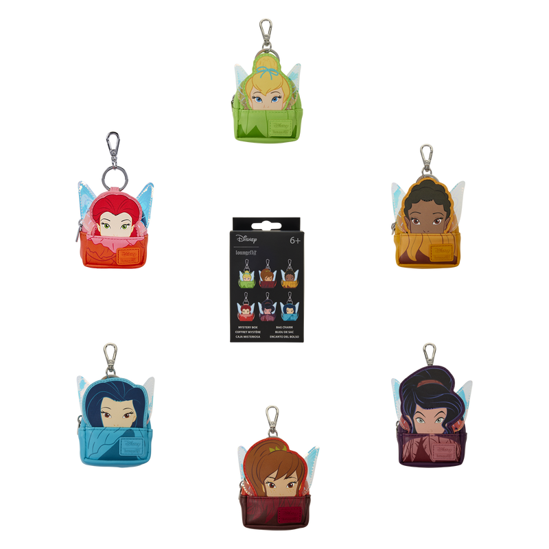 Llavero mini mochila Disney Mystery Fairies Loungefly surtido