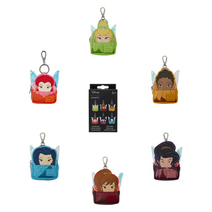 Llavero mini mochila Disney Mystery Fairies Loungefly surtido