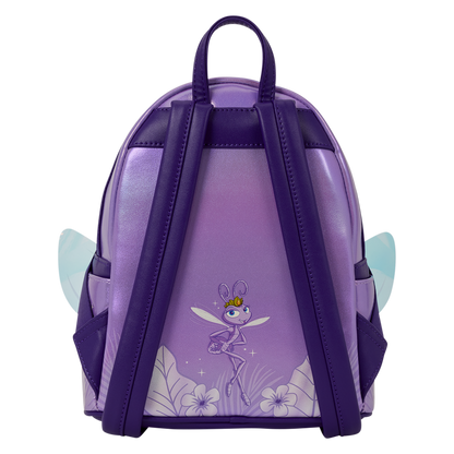 Mochila morada de Princess Atta de Bichos con diadema a juego - 3