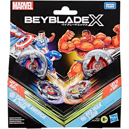 Kit Beyblade X Marvel surtido con dos tops y dos lanzadores - 6