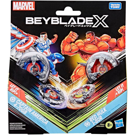 Kit Beyblade X Marvel surtido con dos tops y dos lanzadores - 6