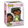 Figura Funko POP! de Tiana con vestido verde en su caja