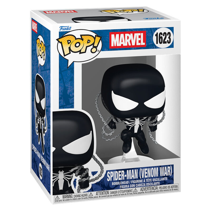 Figura Funko POP! Marvel Spider-Man Venom War en caja