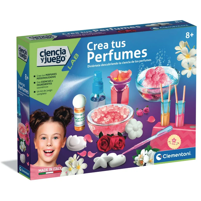 Caja Clementoni Crea tus Perfumes para mayores de 8 años