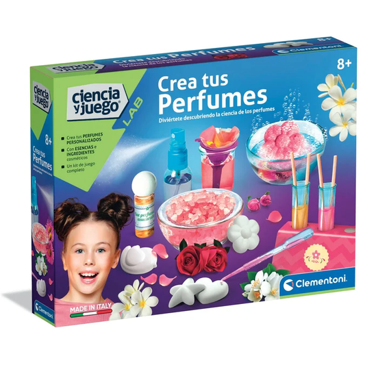 Caja Clementoni Crea tus Perfumes para mayores de 8 años