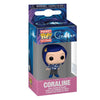 Llavero FUNKO Pocket Pop de Coraline en caja con ventana