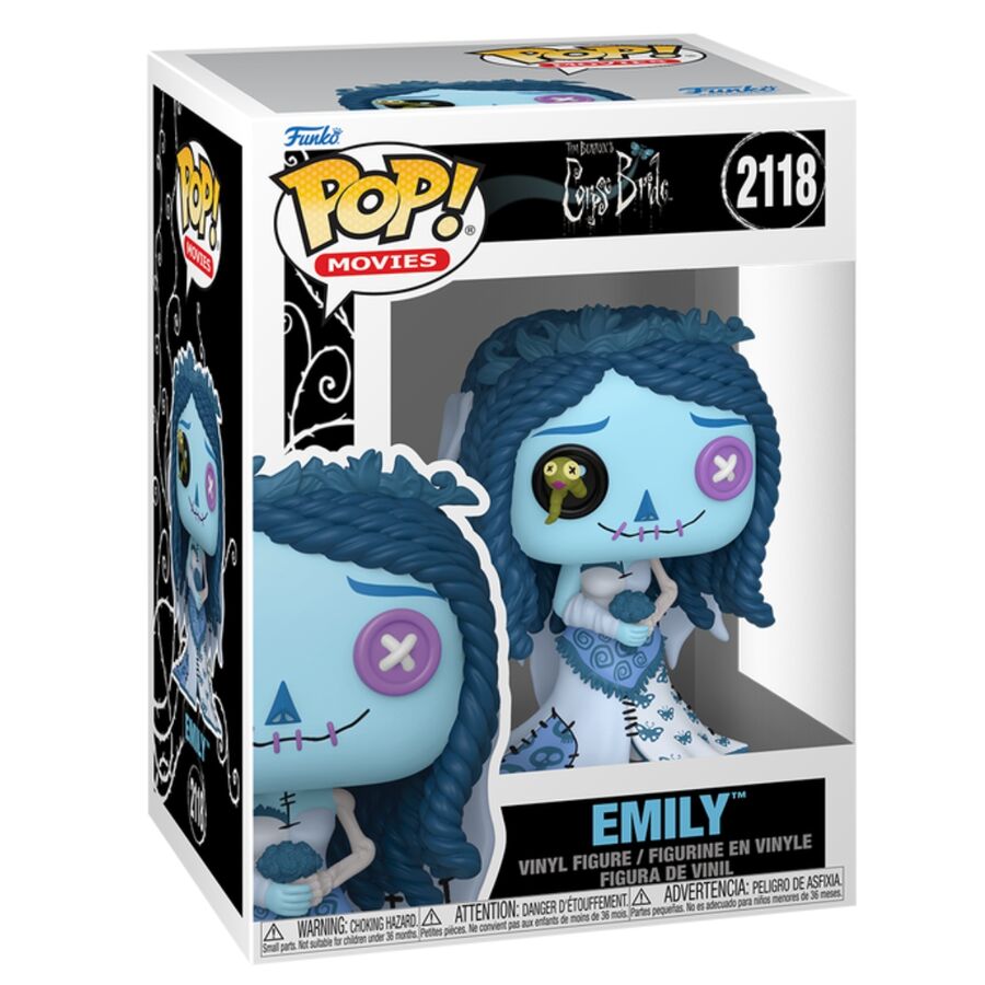 Figura Funko POP de Emily de La Novia Cadáver en caja