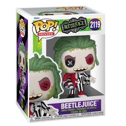 Figura Funko POP! Beetlejuice Patchwork nº 2119 en caja