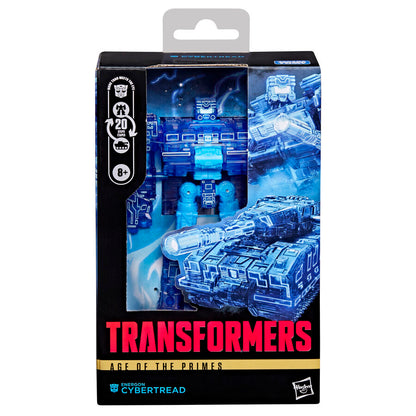 Figura Transformers Cybertread Age of the Primes en su embalaje