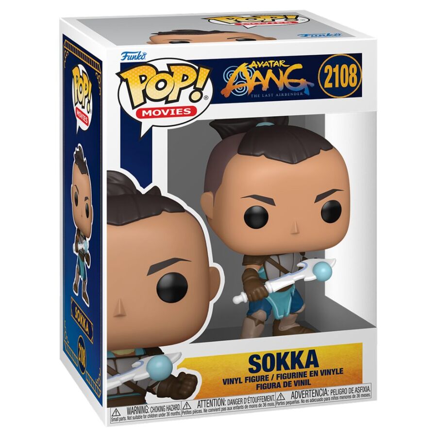 Figura Funko POP! de Sokka de Avatar: The Last Airbender en caja