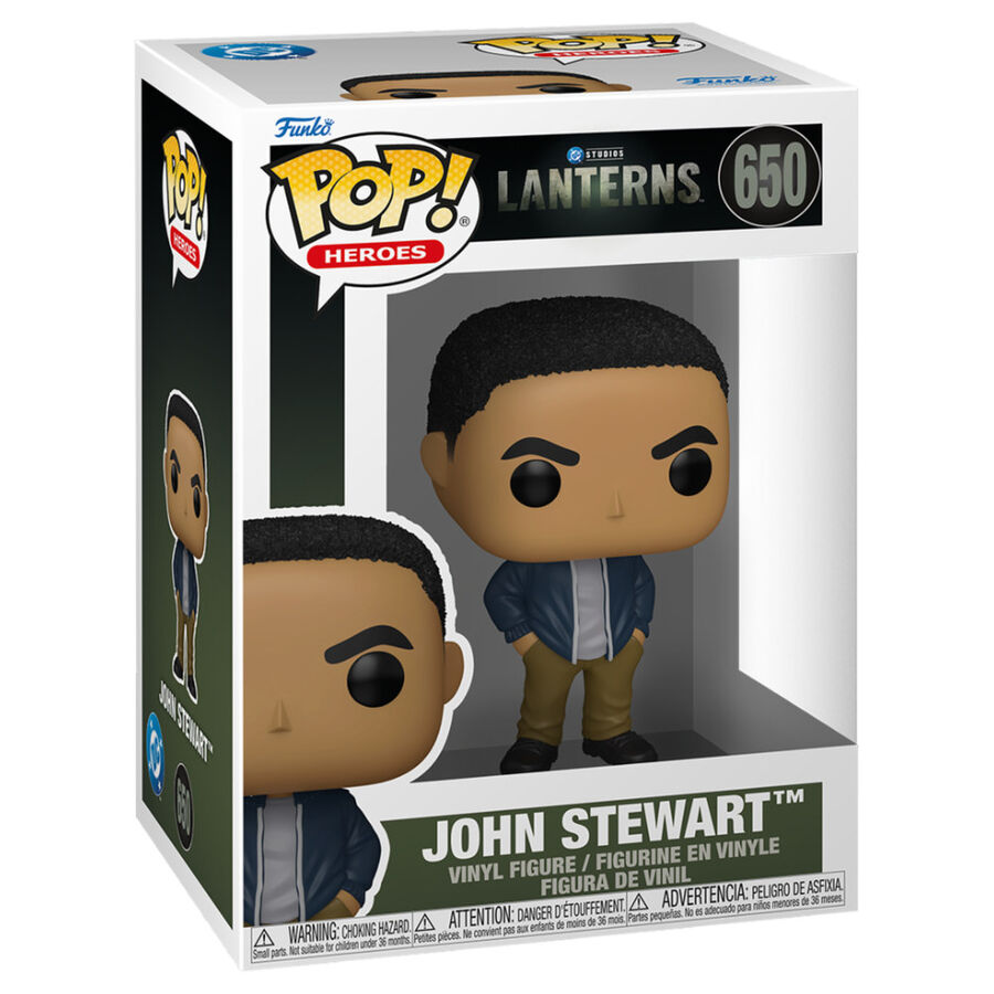 Figura FUNKO POP! de John Stewart, Linterna Verde, en caja