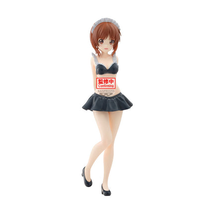 Figura Banpresto de Miho Nishizumi de 27 cm con atuendo negro