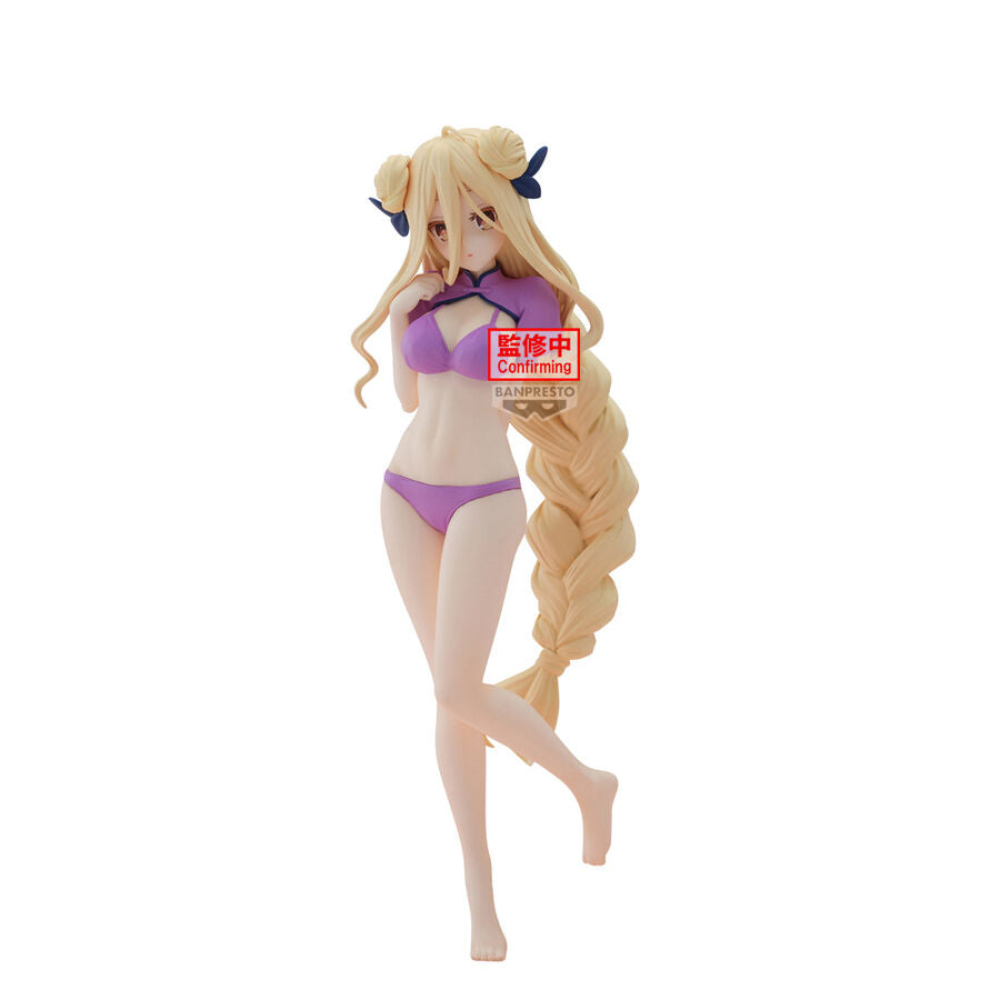Figura de Mukuro Hoshimiya de Date A Live con conjunto morado