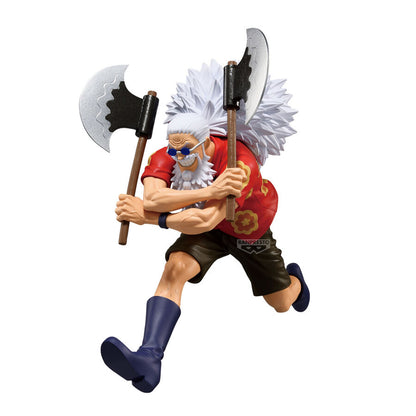 Figura de Scopper Gaban de One Piece con dos hachas