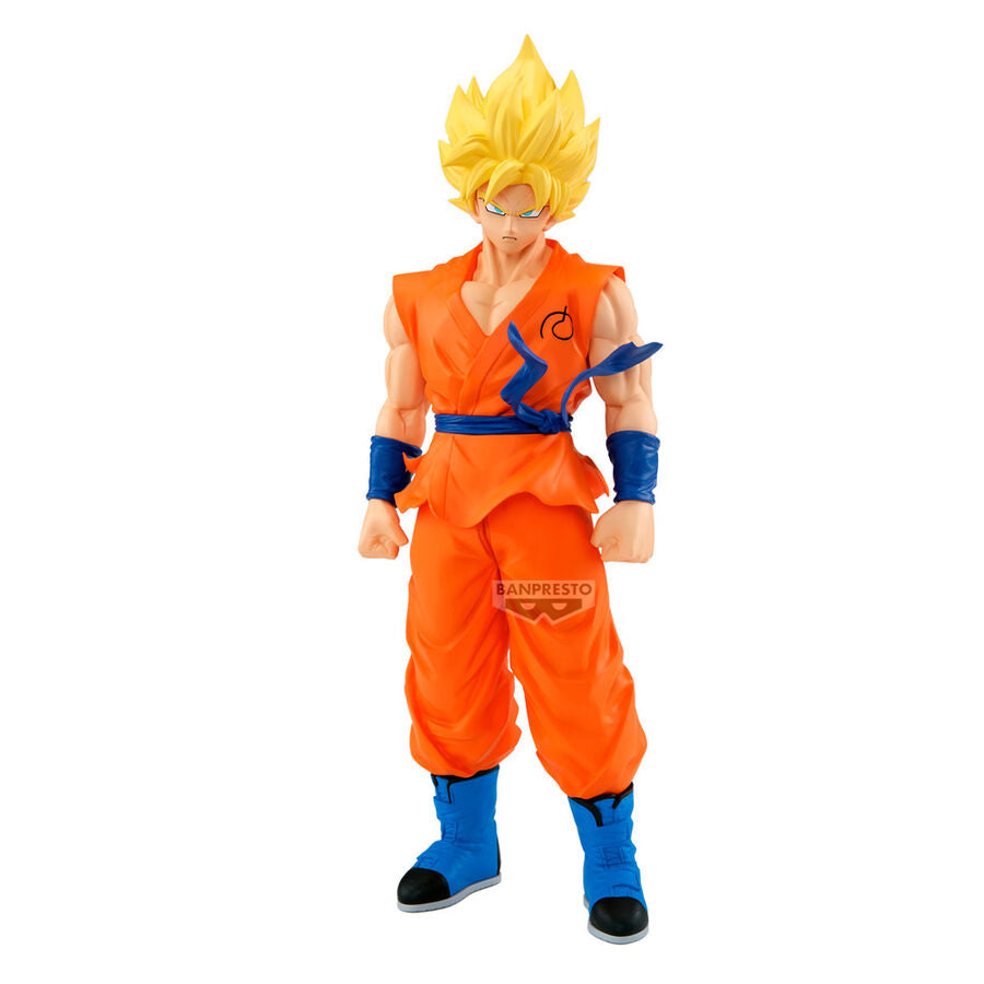 Figura Grandista de Son Goku Super Saiyan con uniforme naranja