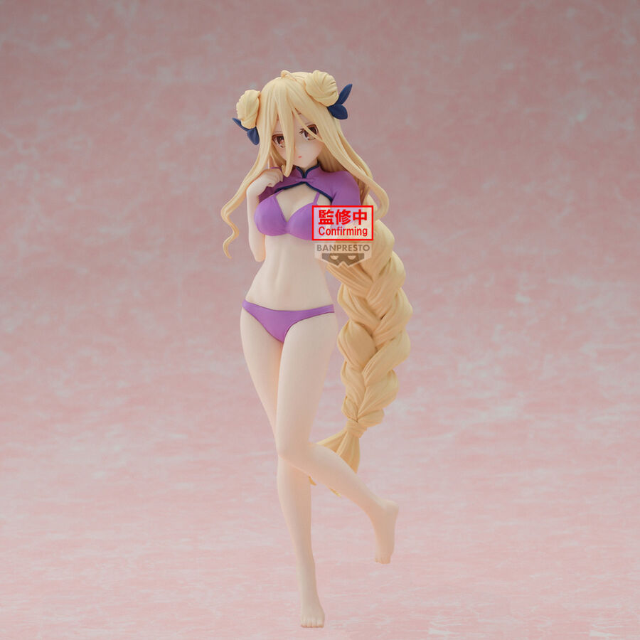 Figura de Mukuro Hoshimiya de Date A Live con conjunto morado - 2