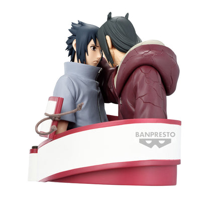 Figura Portrelic de Sasuke e Itachi Uchiha frente a frente - 2