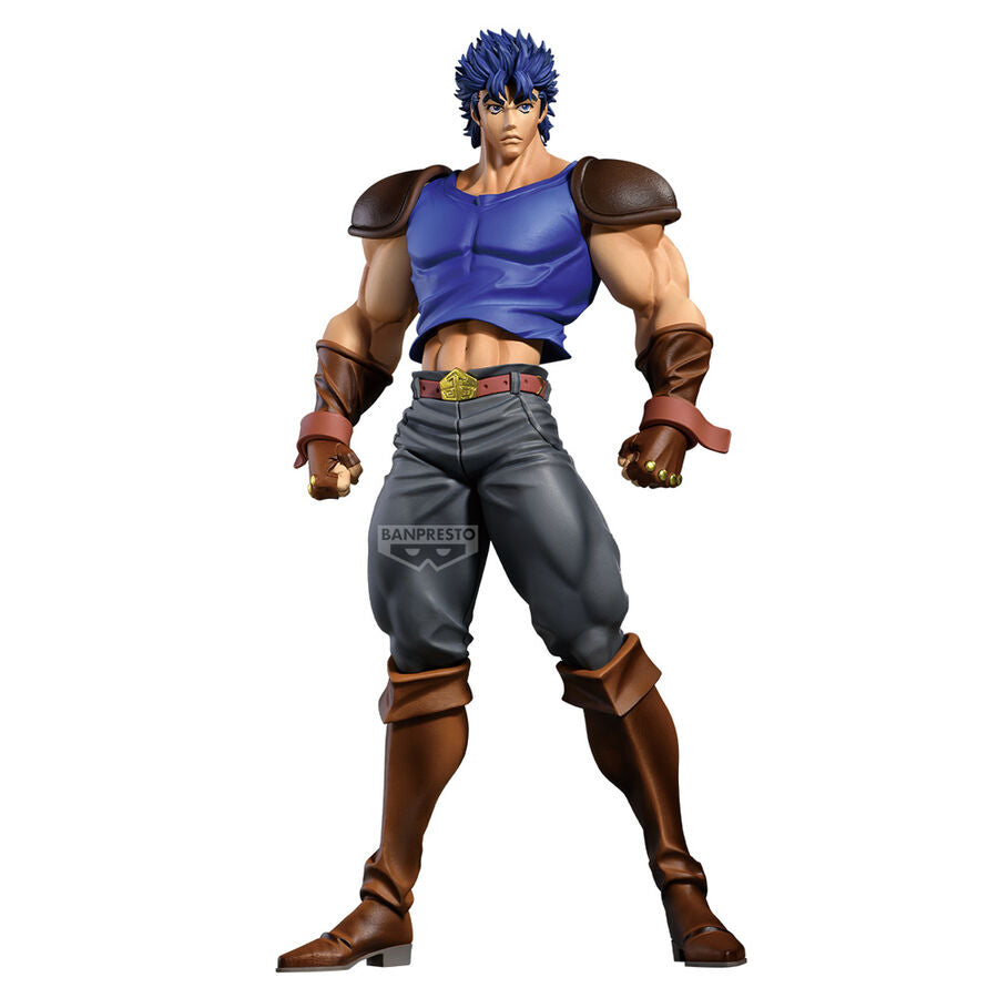 Figura Mometria de Jonathan Joestar con camiseta azul y pantalones grises - 6