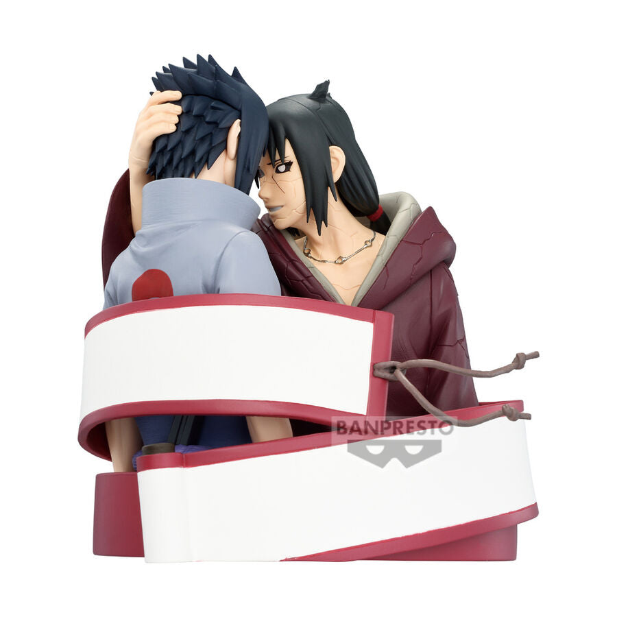 Figura Portrelic de Sasuke e Itachi Uchiha frente a frente - 3