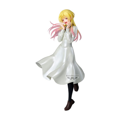 Figura de Mei Kinosaki de Marriagetoxin con vestido blanco y cabello rubio y rosado - 3