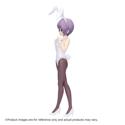 Figura Banpresto de Yuki Nagato con atuendo de conejita blanco y morado - 3