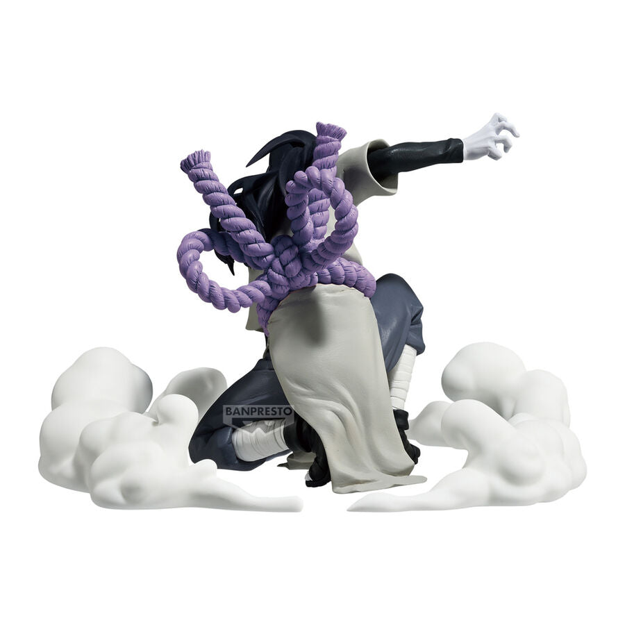 Figura de Orochimaru de Naruto en pose agachada con cuerda morada - 4