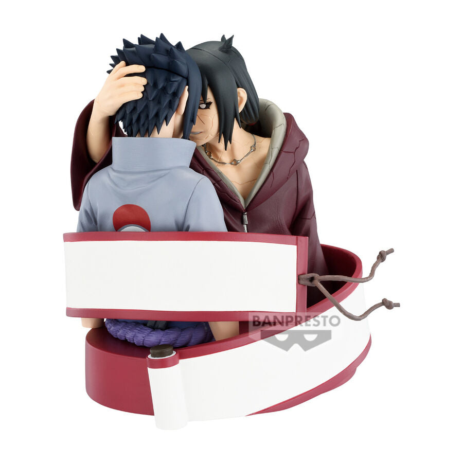 Figura Portrelic de Sasuke e Itachi Uchiha frente a frente - 4