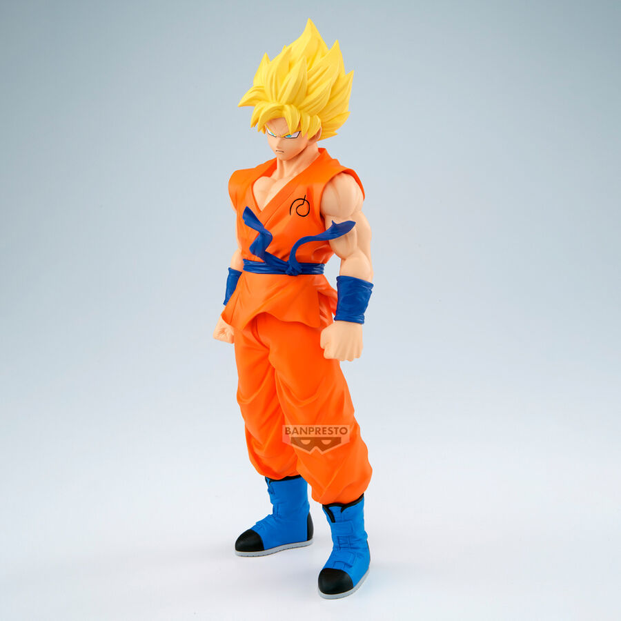 Figura Grandista de Son Goku Super Saiyan con uniforme naranja - 4