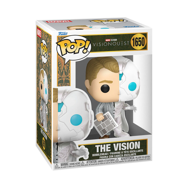 Figura Funko POP! de The Vision de Marvel VisionQuest en caja