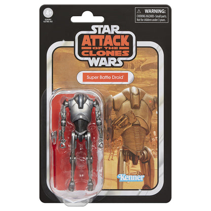 Figura articulada Super Battle Droid de Star Wars en blíster