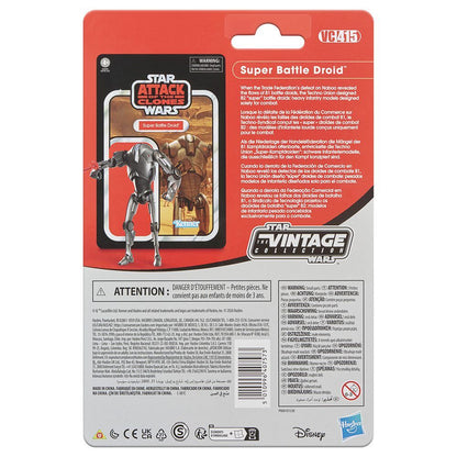 Figura articulada Super Battle Droid de Star Wars en blíster - 8