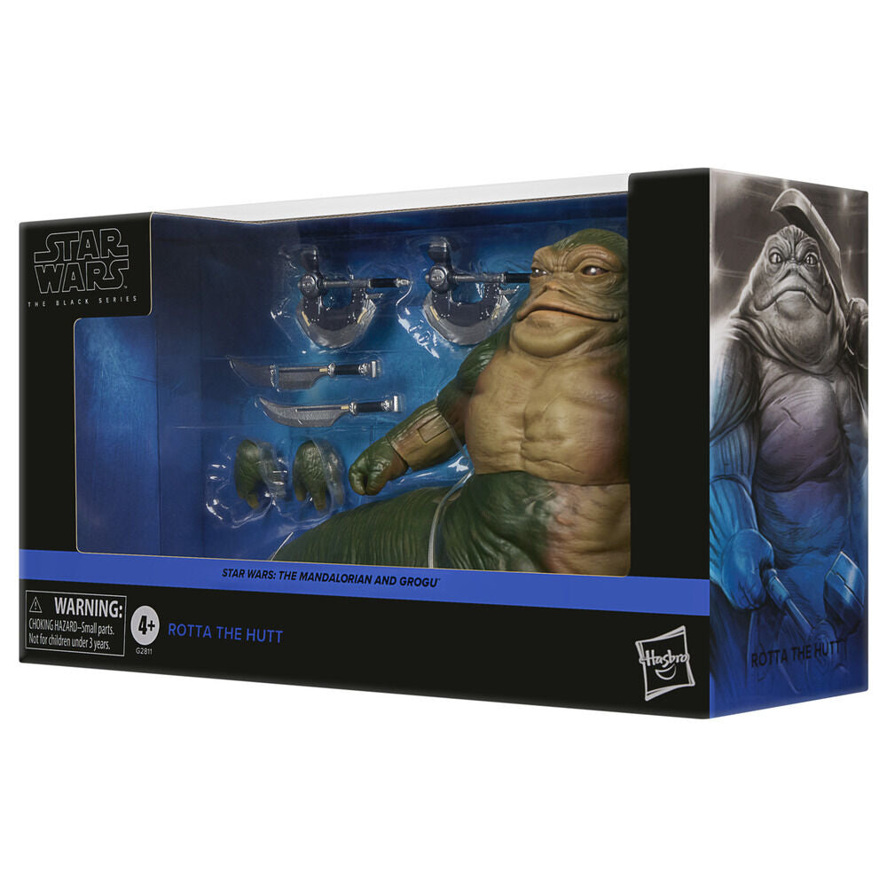 Figura articulada Rotta the Hutt de Star Wars The Black Series con accesorios - 11