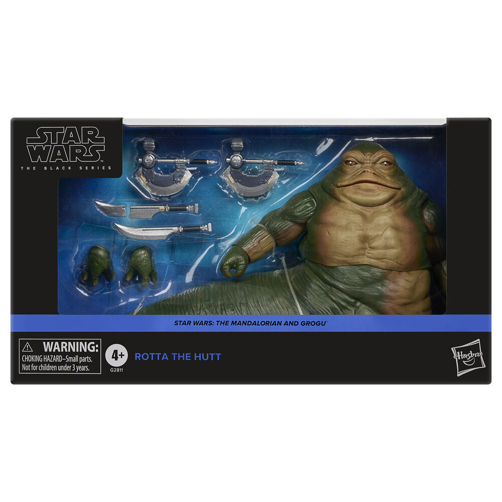 Figura articulada Rotta the Hutt de Star Wars The Black Series con accesorios