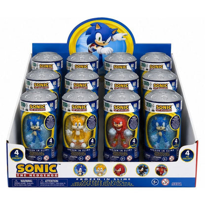 Lata de slime Sonic The Hedgehog con figura de personaje