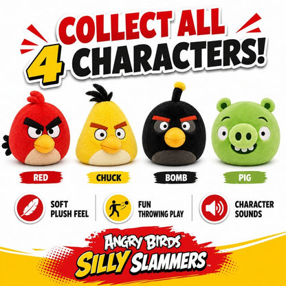 Peluches Angry Birds Silly Slammers surtidos de 8 cm - 2
