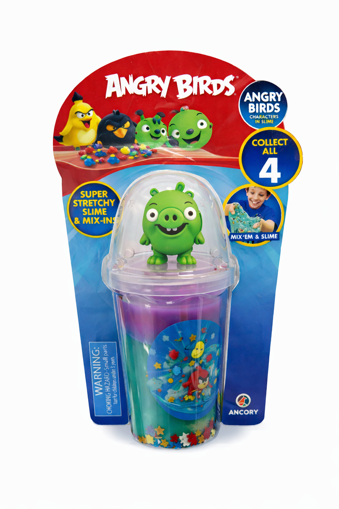 Slime Angry Birds con figura coleccionable y decoraciones - 3