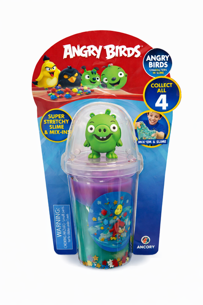 Slime Angry Birds con figura coleccionable y decoraciones - 3