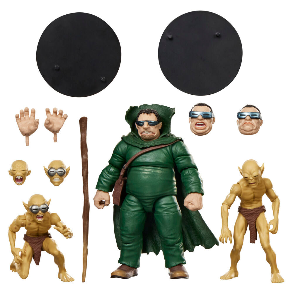 Set Marvel Legends con Mole Man y dos Moloids de Los 4 Fantásticos - 8