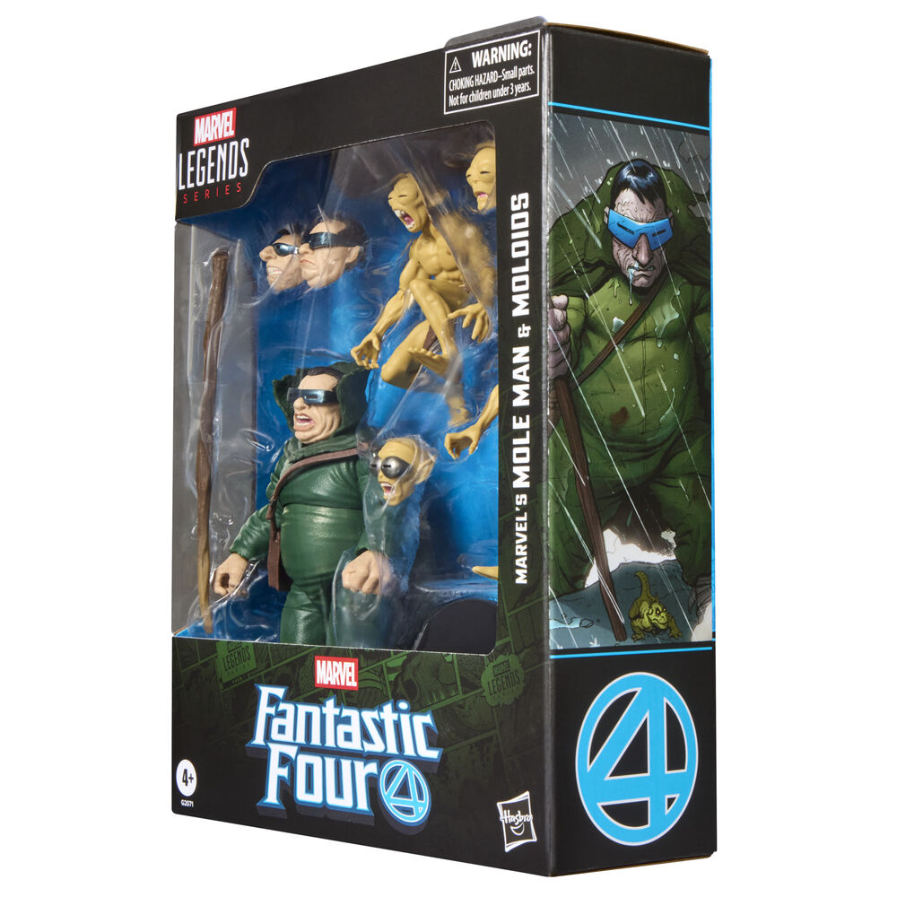 Set Marvel Legends con Mole Man y dos Moloids de Los 4 Fantásticos - 12