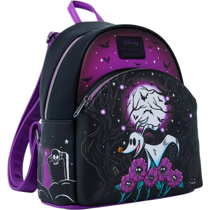 Mochila Disney Loungefly de Zero con diseño lunar morado y negro - 2